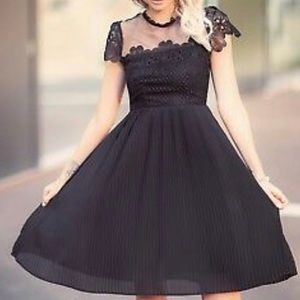 NEW ZARA GUIPURE LACE MIDI DRESS